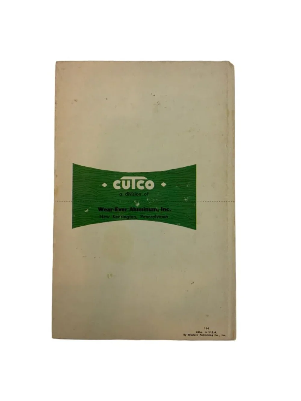 Cutco Cook Book Meat & Poultry Cookery 1961 Hardcover Vintage